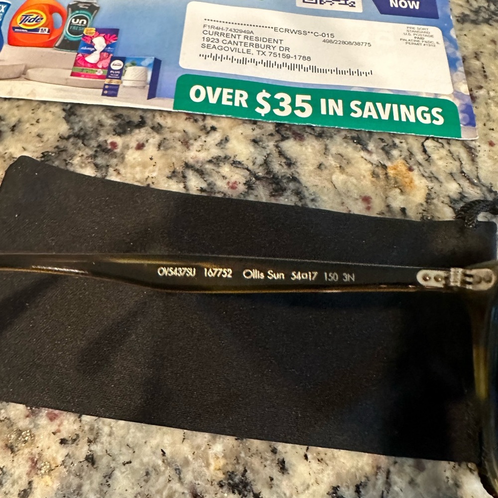 Oliver Peoples Vintage Glasses with Black Pouch
